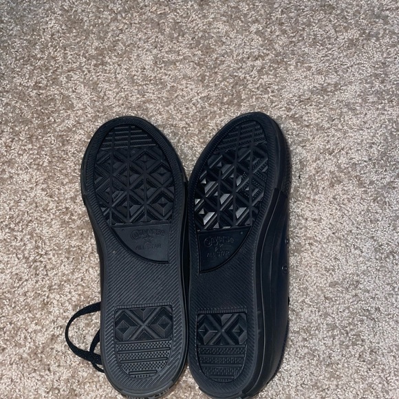 NWOB- Converse all stars new leather low cut/ profile sneakers size 7.5 - Picture 9 of 13